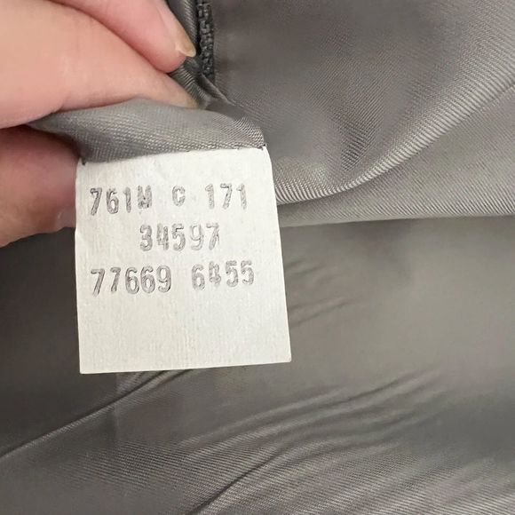 Vintage Levis Action Suit Blazer Jacket Mens 48R Gray 2 Button Sports Coat - Picture 6 of 13